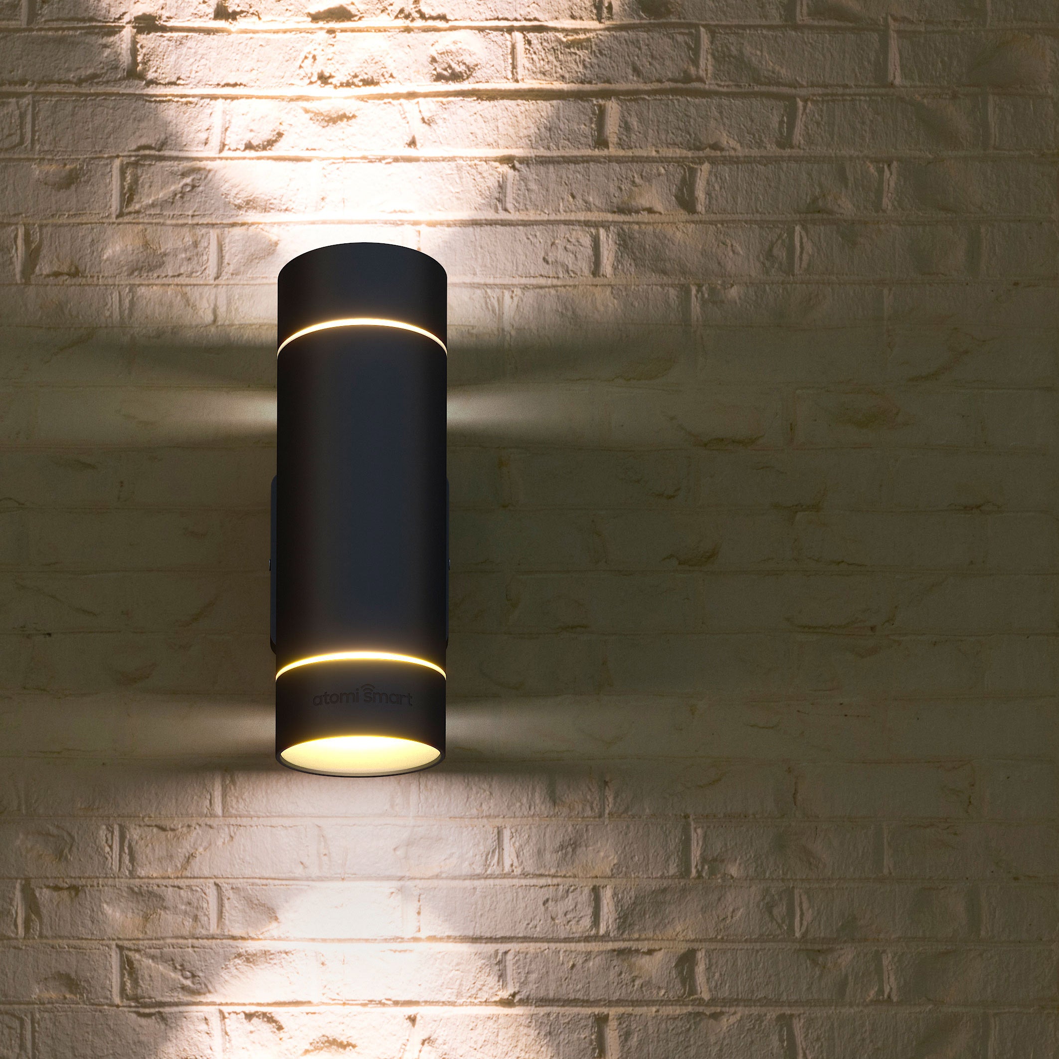 Atomi Smart Wi-Fi Rotundus Outdoor Wall Sconces 2-Pack