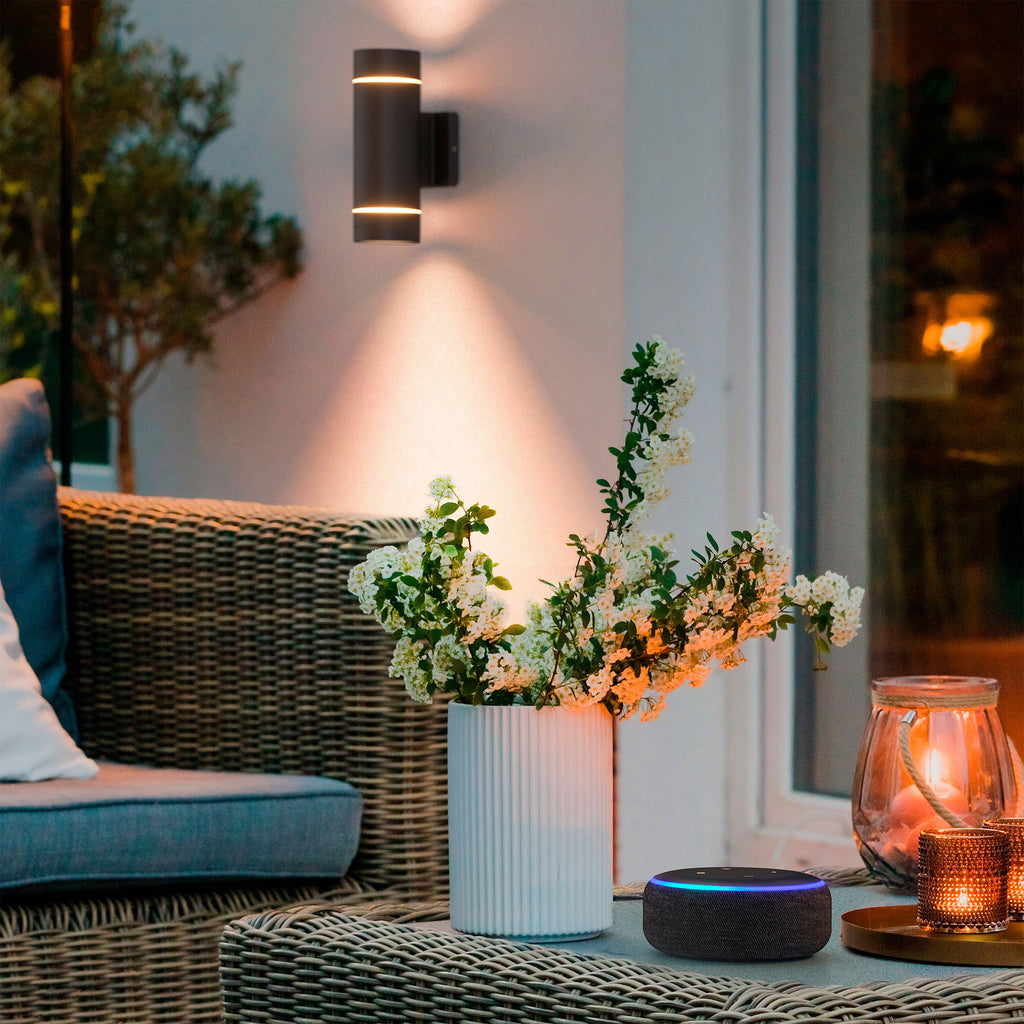 Atomi Smart Wi-Fi Rotundus Outdoor Wall Sconces 2-Pack