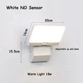 Outdoor Wall Light LED IP65 Waterproof Sensor 18W Foldable Modern Wall Lights Garden Courtyard Indoor Home Decor Street Lamps